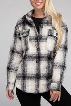 Load image into Gallery viewer, Cozy Plaid Flannel Shacket
