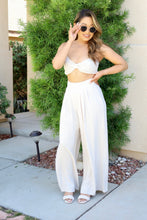 Load image into Gallery viewer, Neverita 2 Piece Linen Top and Pant Set
