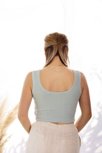 Load image into Gallery viewer, Baby Blue Rib Knit Tank
