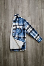 Load image into Gallery viewer, Blue October Flannel Shacket
