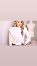 Load image into Gallery viewer, Crochet Long Sleeve Top
